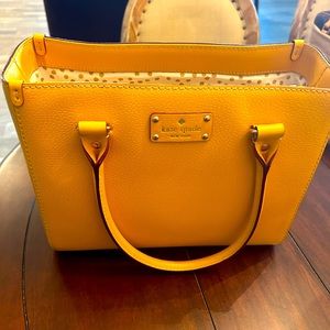 Authentic Kate Spade Satchel handbag Yellow
